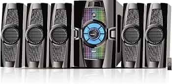 Woodley WD6050| 50W Soundbar,4.1 Channel Home Theatre,Wired Subwoofer, HDMI, AUX, USB & Bluetooth, 4 Equalizer Modes, Stylish Remote & LED Display, RMS 160W (Platinum Black)