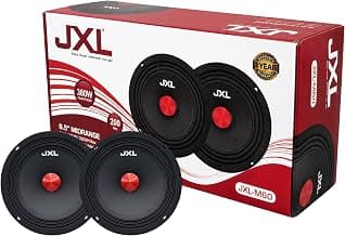 JXL M60 6.5 Mid Range Speaker Pair 200 RMS 380W with Hybrid Magnet System and Heavy Copper Voice Coil