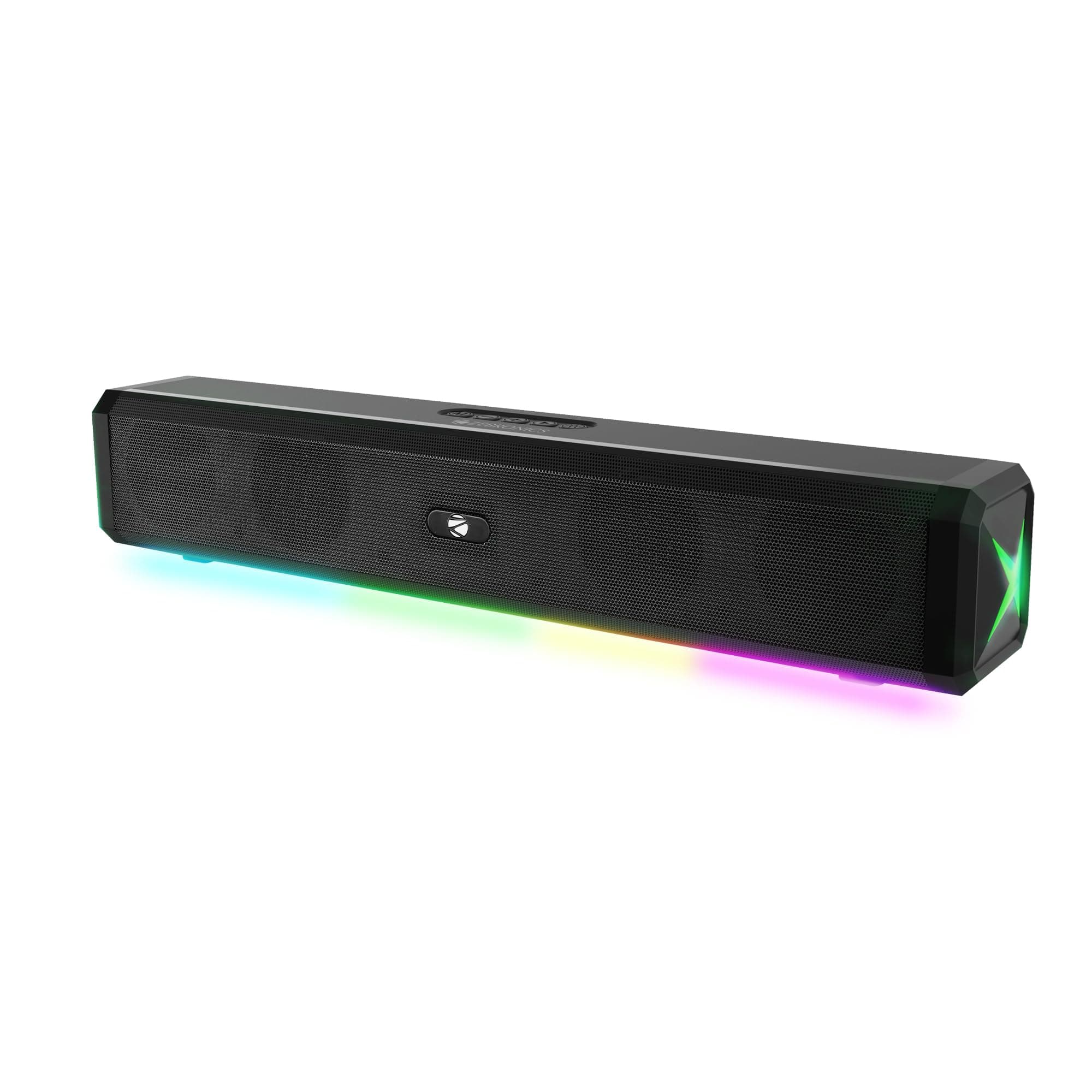 ZEBRONICS VITA BAR 150 Wireless Bluetooth Soundbar, 20W RMS, 2.0 Channel, Dual (52mm Driver & Passive Radiator), Upto 15 Hours Playback, Built in Batt...