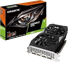 GIGABYTE GeForce GTX 1660 pci_e_x16 OC 6GB GDDR5 Graphics Card, 2X Windforce Fans, (GV-N1660OC-6GD)
