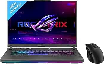 ASUS ROG Strix G16 (2023) 90WHr Battery, Intel Core i5-13450HX 13th Gen, 16" FHD+ 165Hz, 6GB RTX 4050, (16GB RAM/1TB SSD), G614JU-N3222WS ProArt MD300...
