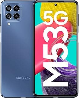 Samsung Galaxy M53 5G (Deep Ocean Blue, 6GB, 128GB Storage) | Travel Adapter to be Purchased Separately