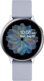 Samsung Galaxy Watch Active 2 (Bluetooth, 44 mm) - Silver, Aluminium Dial, Silicon Straps