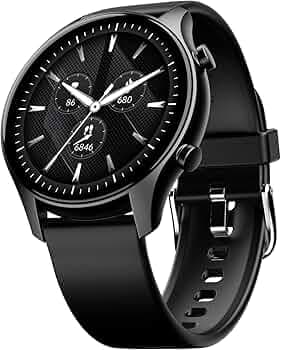 boAt Lunar Connect Plus Smart Watch with 1.43" AMOLED Display, 2.5D Display, Advanced Bluetooth Calling 100+, Always on Display, 100+ Watch Faces,Voic...