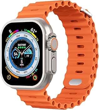 Foxsky FS Ultra F8 SmartWatch 2.5 inch (49mm) Screwed Latest 8 Series AMOLED Resolution 520 * 580 Pixels with Sports & Health Tracker, GPS, NFC, Wirel...