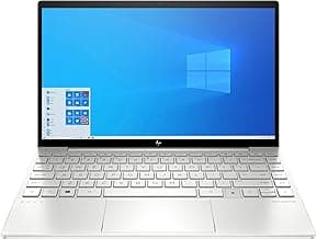 HP Envy Intel 11th Gen Core i7 Processor 13.3 inches FHD Touchscreen Gaming Laptop (16GB/1TB SSD/Windows 10/NVIDIA MX450 2GB/Natural Silver/1.3 kg), 1