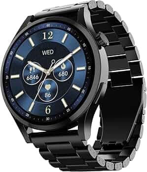 boAt Newly Launched Lunar Embrace With 1.51 AMOLED Display, BT Calling, Functional Crown, Metal-Built, 100+ Sports Mode, Animated Watch Faces, Built-i...