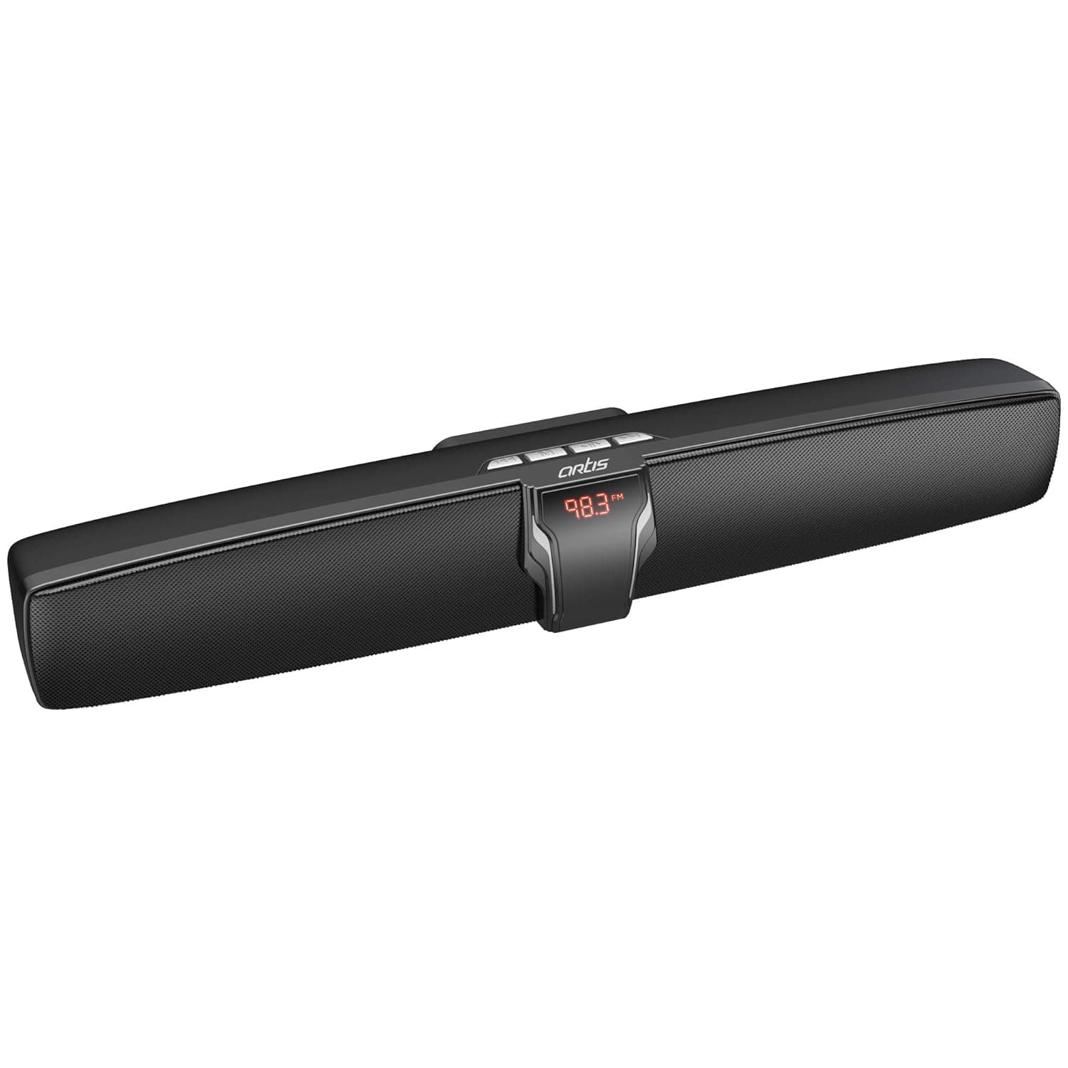 Artis BT-X1 Wireless Bluetooth Sound Bar Speaker with TWS Connection/USB Input/Micro SD Card Reader/FM Radio/Aux Input/Hands Free Calling/BT 5.0 (Blac