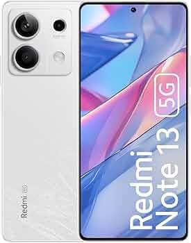 (Refurbished) Redmi Note 13 5G (Arctic White, 8GB RAM, 256GB Storage) | MTK Dimensity 6080 5G | 7.6mm, Slimmest Note Ever