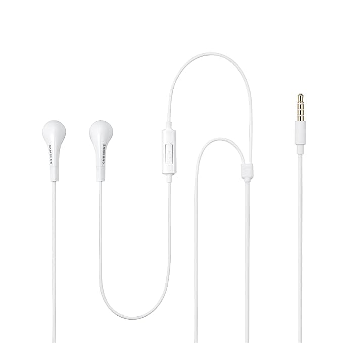 (Renewed) Samsung EHS64AVFWECINU Wired In Ear Headset with Mic (White) In-Ear