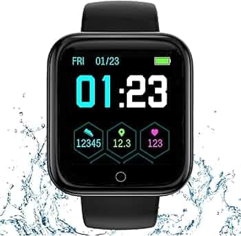 Rambot (Special Deal with 12 Years Warranty Pro 116 Plus Smart Watch 1.3'' Full Touch Men Women Fitness Tracker Blood Pressure Heart Rate Monitor
