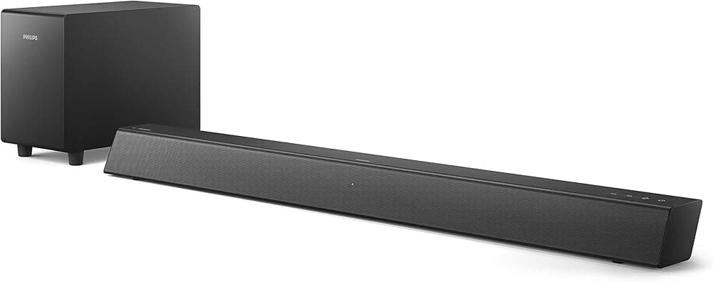 (Refurbished) Philips Audio TAB5305/94 70 W Soundbar with Wireless Subwoofer and HDMI ARC and Optical Input