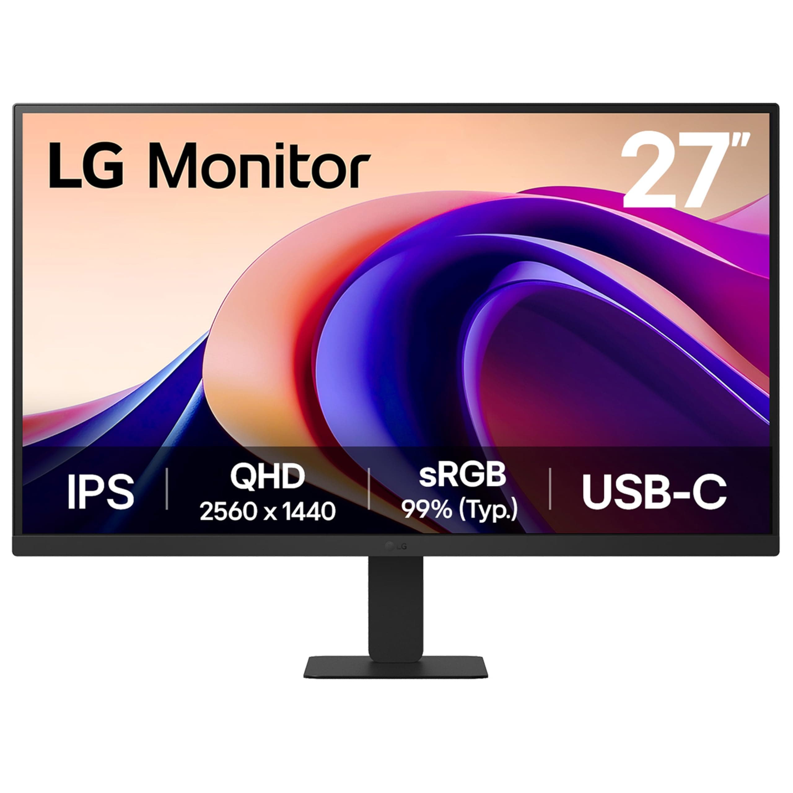 LG 27U631A-B Monitor PC 27 in [27] 2560 x 1440 Pixel Quad HD Nero (LG 27U631A-B - LED monitor - 27 - 2560 x 1440 QHD @ 100...