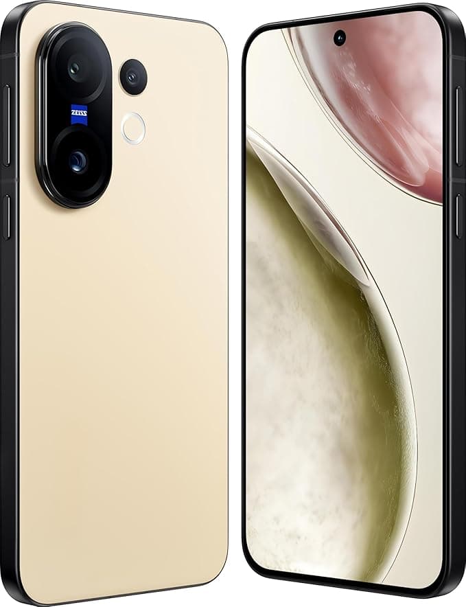 Vivo X200 FE 5G AI Smartphone (Amber Yellow, 12GB RAM+ 256GB Storage) | Mediatek Dimensity 9300+ Processor | AMOLED Display | Dual SIM | 90W Fast Char...