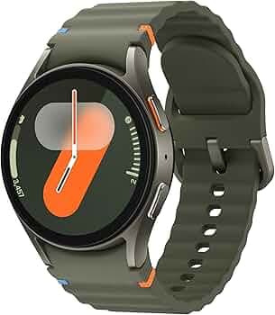 Samsung Galaxy Watch 7 (40mm, Green, BT) with 3nm Processor | Dual GPS | Sapphire Glass & Armour Aluminum | 5ATM & IP68 | HR, SpO2, BP & ECG Monitor