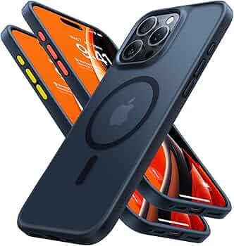 TORRAS Magnetic Guardian Designed for iPhone 15 Pro Max Case,[Military Grade Drop Tested] [Compatible with MagSafe] Slim Frosted Case for iPhone 15 Pr...