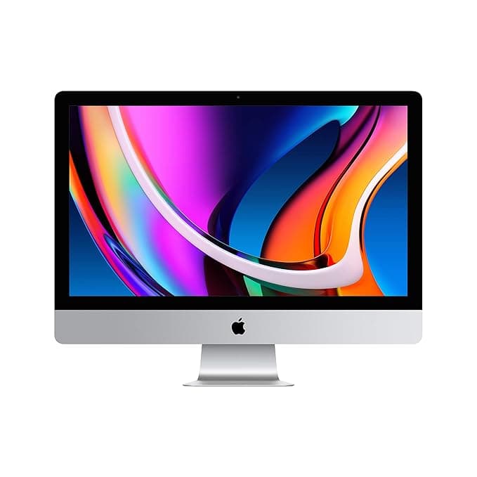 Apple iMac with Retina 5K Display (27-inch/68.58 cm, 8GB RAM, 3.8GHz 8-core 10th-Generation Intel Core i7 Processor, 512GB SSD Storage) - Silver