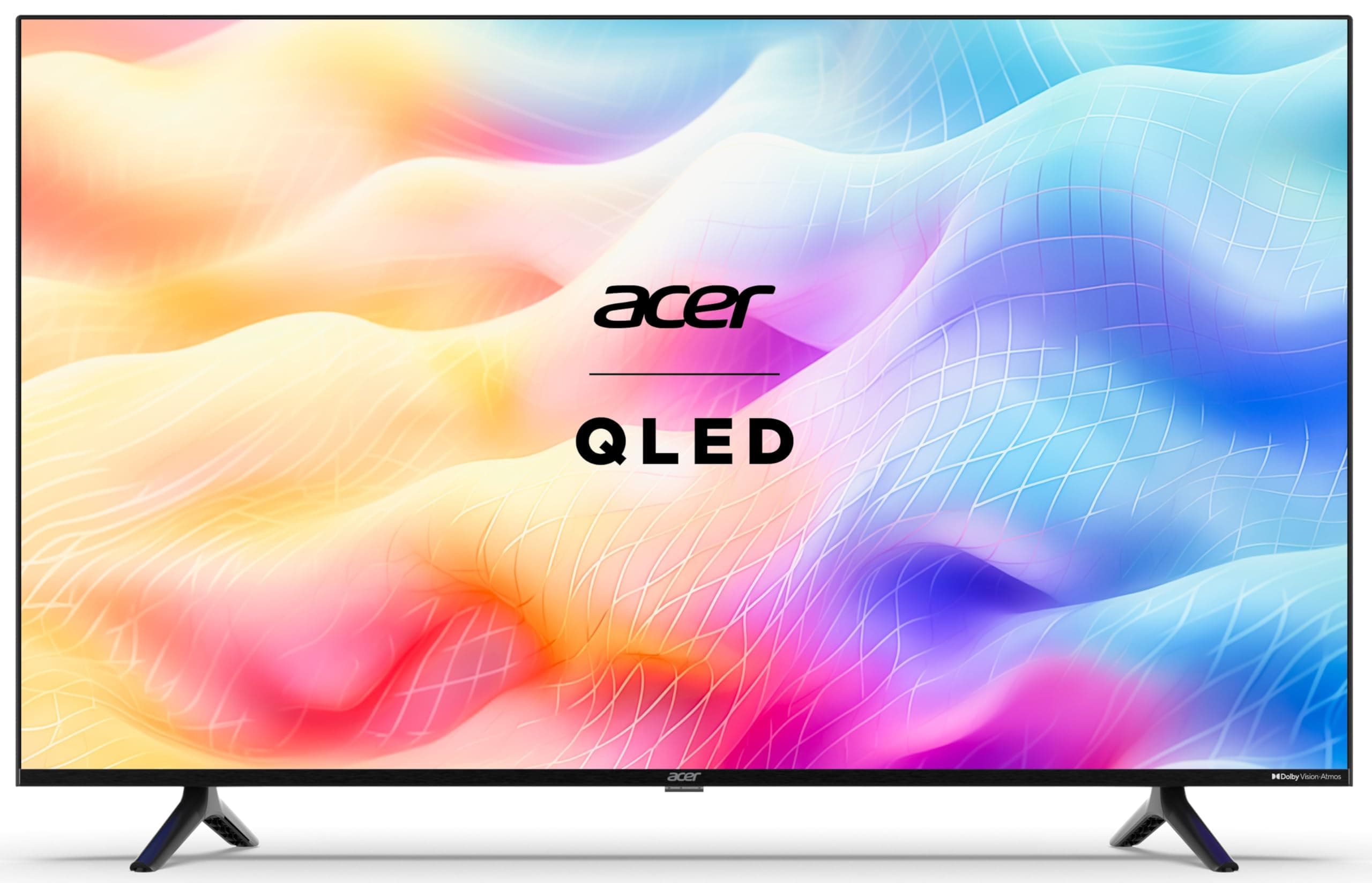 Acer 139 cm (55 inches) V Series 4K Ultra HD Smart QLED Google TV AR55GR2851VQD (Black)