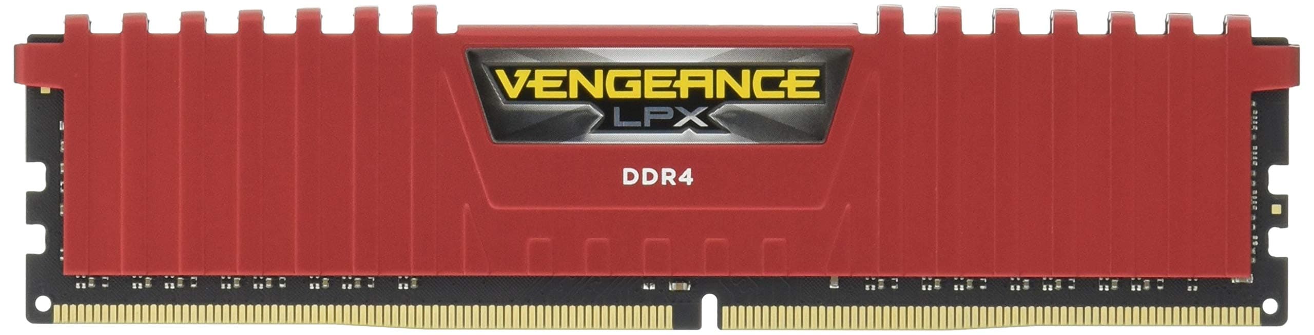 CORSAIR 8GB Vengeance LPX DDR4 PC4-19200 2400MHz Desktop Memory - Red