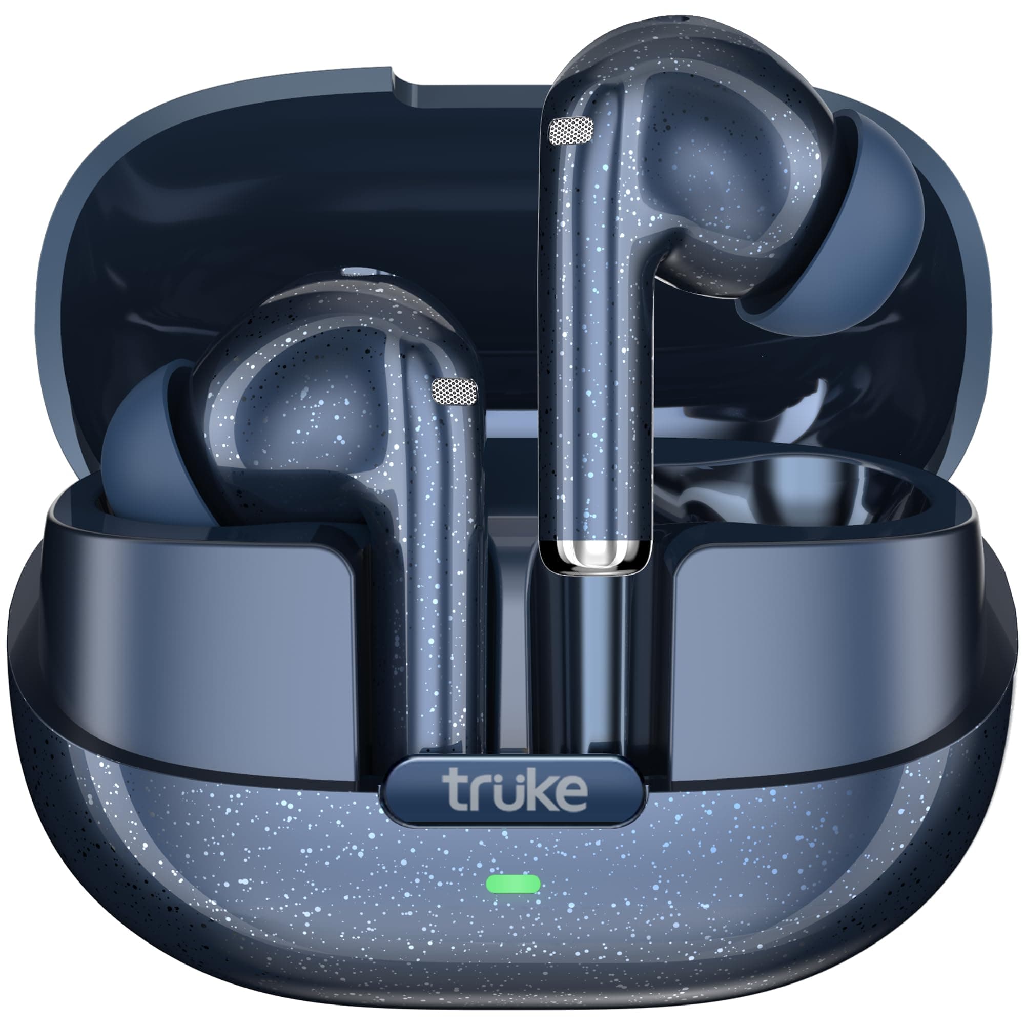 truke New Launch Buds Aura True Wireless in Ear Earbuds with 70Hrs of Playtime and Fast Charging Ear Buds, 13mm Titanium Drivers, Quad-MIC ENC TWS, 40...