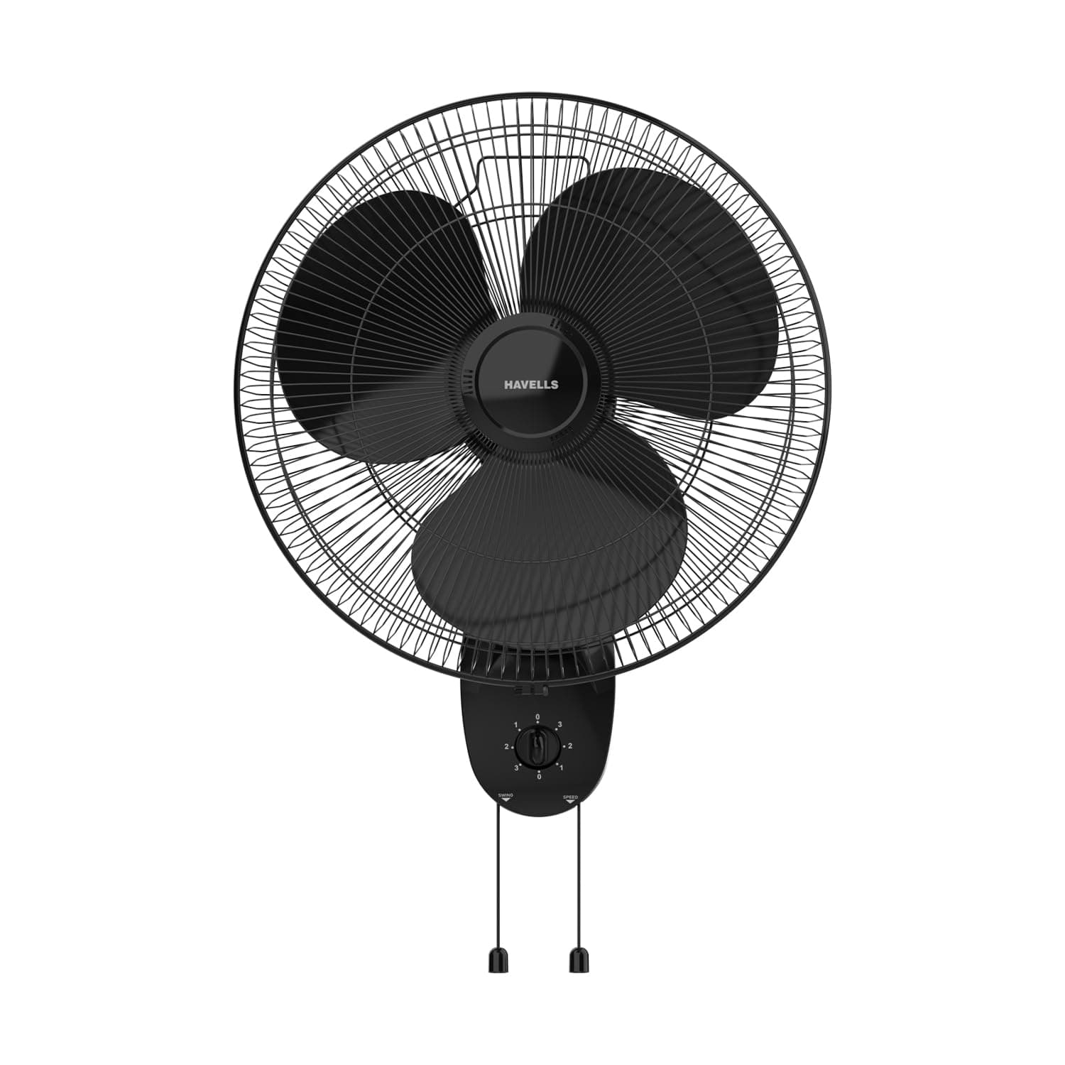 Havells Gatik Pro 400mm Wall Mount Fan | RPM: 1350 | Double string for Speed & Oscillation control | Thermal Overloaded Protected Motor | 100% Copper ...