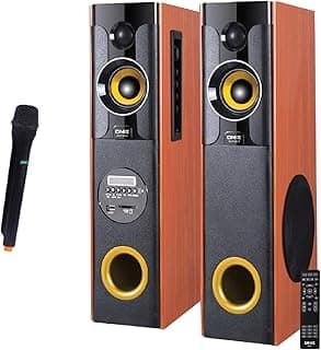 ONIX enthusing generations OHT-500T 50W 2.0 Channel Wireless, USB, Bluetooth Multimedia Speaker - Black