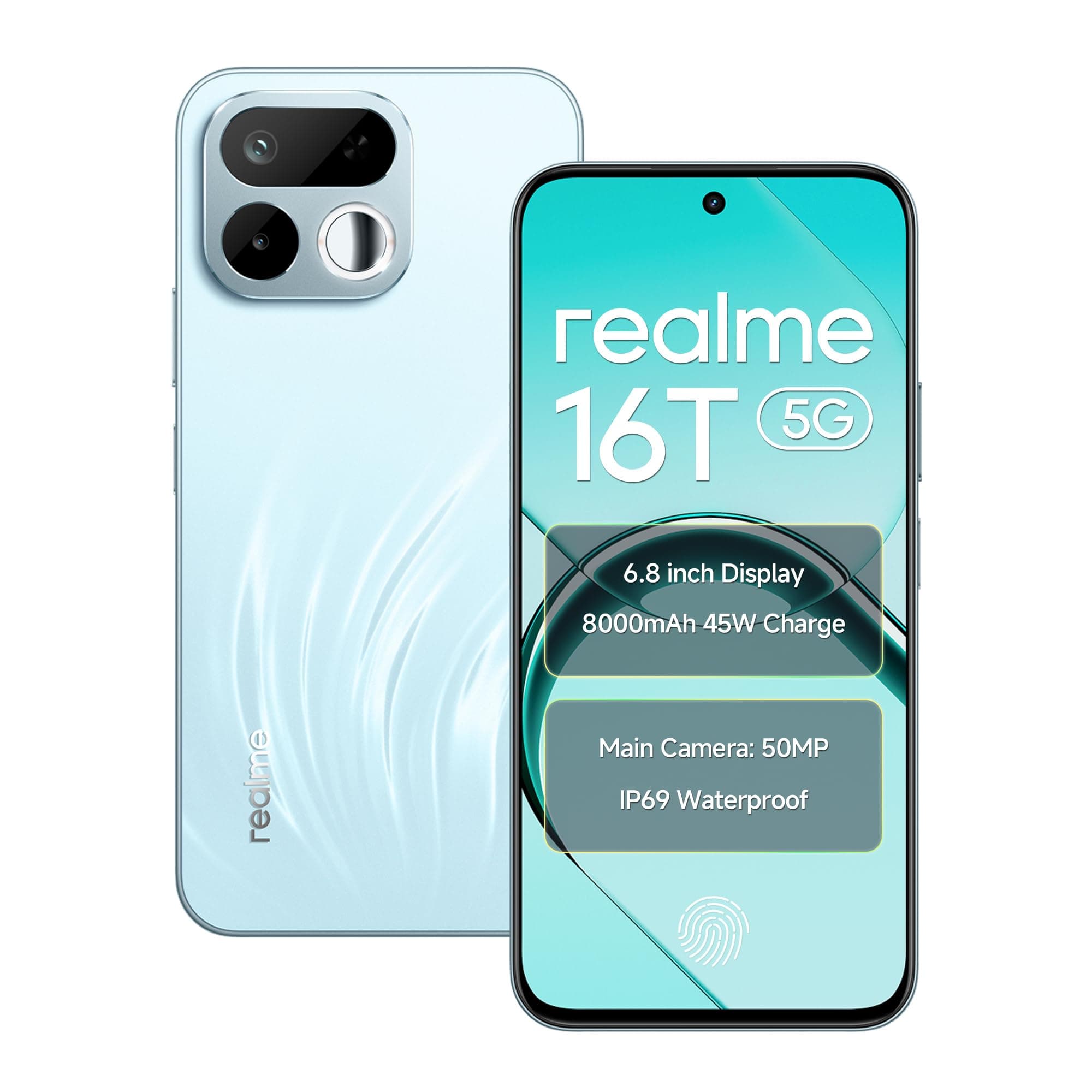 realme 16T 5G Smartphone (Green, 128, GB, 6, GB)