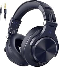 OneOdio A71 High Resolution Headphones, Wired Sealed Headphones, Bass Over-Ear, Compatible with Recording, with Microphon...