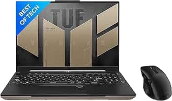 ASUS TUF Gaming A16 Advantage Edition (2023) 90WHr Battery, AMD Ryzen 9 7940HS, 16" FHD+ 165Hz, 8GB Radeon RX 7600S, (16GB/1TB SSD), FA617XS-N3026WS P...