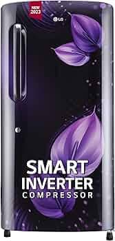 LG 205 L 4 Star Inverter Direct-Cool Single Door Refrigerator (GL-B221APVY, Purple Victoria, Moist 'N' Fresh)