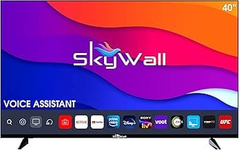 Skywall 102 cm (40 inches) Full HD Smart LED TV 40SW-Google (Black) (2021 Model) | With Voice Assistant