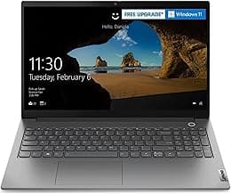 Lenovo ThinkBook 15 Intel 11th Gen Core i5 15.6"(39.62 cm) FHD IPS 300 nits Antiglare 100% sRGB Thin & Light Laptop (16GB/1TB HDD+256GB SSD/Windows 10