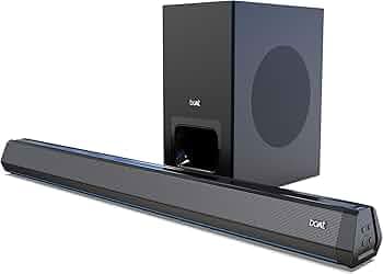 boAt Newly Launched Aavante Bar 2700 Bluetooth Soundbar with 300W RMS, 2.1CH with Wired Subwoofer, Signature Sound, Multi-Compatibility, EQ Modes, Blu...