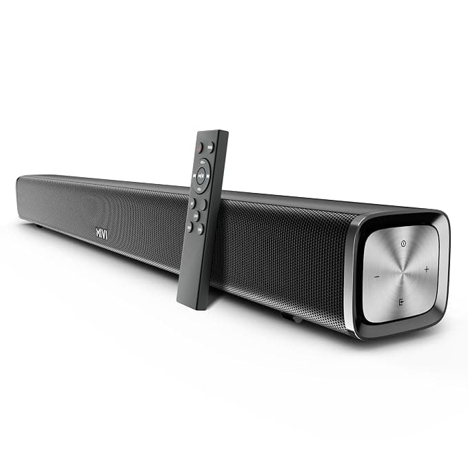 Mivi Nex 70 [New Launch] Wireless Bluetooth Soundbar, 70W Soundbar, 2,2 Channel Nex PowerStage Technology, Bluetooth v5.1, Signature Sound, Deep Bass, AUX USB Coaxial Inputs