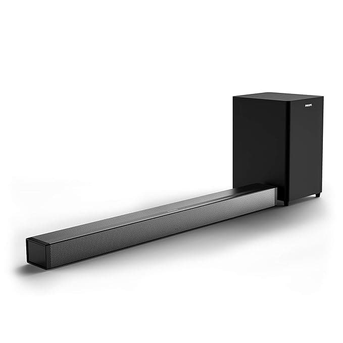 Philips Audio HTL4080/94 80w 5.0 Channel Wireless;HDMI soundbar Speaker,Black Soundbar Speakers