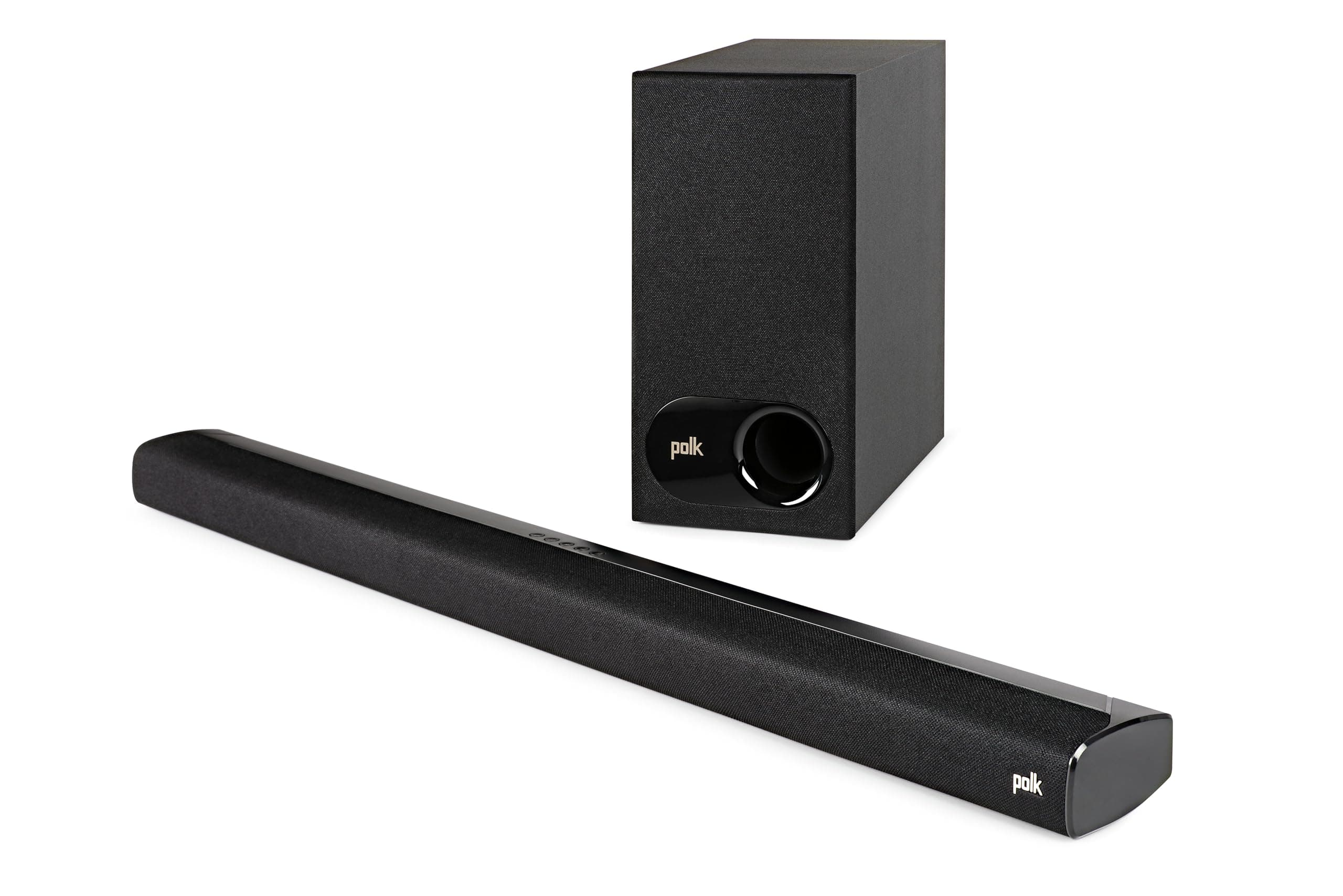 Polk Audio Signa S2 220 Watt 2.1 Channel Wireless Bluetooth Soundbar with Dolby (Black) Soundbar Speakers