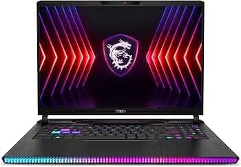 MSI Raider GE68 HX, Intel 14th Gen. i9-14900HX, 41CM QHD+ 240Hz Gaming Laptop (32GB/1TB NVMe SSD/Windows 11 Home/NVIDIA GeForce RTX 4080, GDDR6 12GB/C...
