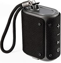 (Renewed) boAt Stone Grenade Portable Bluetooth Speakers (Charcoal Black)