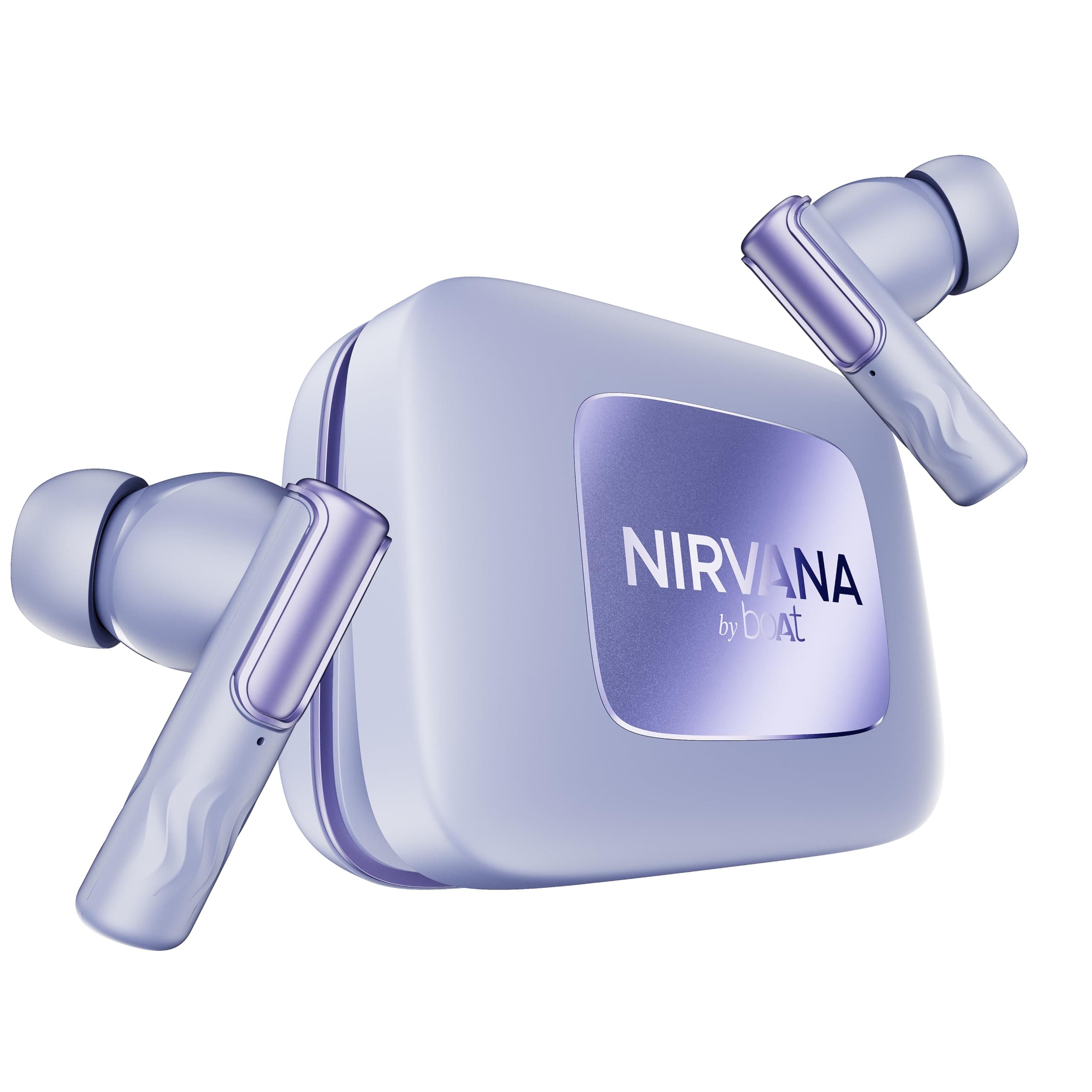 boAt Nirvana Ivy Pro (2025 Launch), Dolby Atmos w/Head Tracking, 52dB Hybrid Adaptive ANC,Hi-Res LDAC, Titanium Dual Drivers, Bluetooth Earbuds, TWS E...