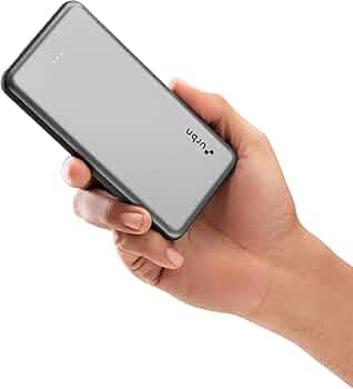 URBN Power Bank 10,000mAh Ultra Slim 12W | Dual Port Type C Input/Output | BIS Certified | 4-Layer Circuit Protection | 6-Month Replacement Warranty |...
