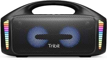 (Refurbished) Tribit StormBox Blast Bluetooth Party Speaker,Portable Speaker 90W Loud Stereo Sound with XBass LED Light Show Bluetooth 5.3,IPX7 Waterp...