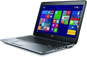 (Renewed) HP 840g2 Elitebook Laptop ( Intel Core i7 - 5600u /16 GB/120 GB SSD/Windows 10 Pro/Black /14 Inch Screen)