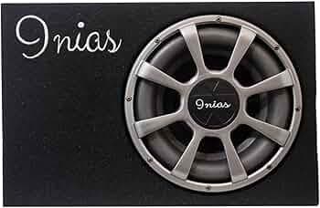 NISAI INS -1029,10 Inch Sub woofer 4100 watt, Active Bass Tube Subwoofer Speaker Music System (Powered, RMS Power: 300W) Colour:Black