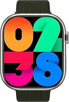 Oye Electro Hk9 Pro Smart Watch 2.02 Inch 485 x 520 Pixels - Bluetooth V5.2 - IP67 Waterproof for Water and Dust Resistance - WirFT Pro (Black)