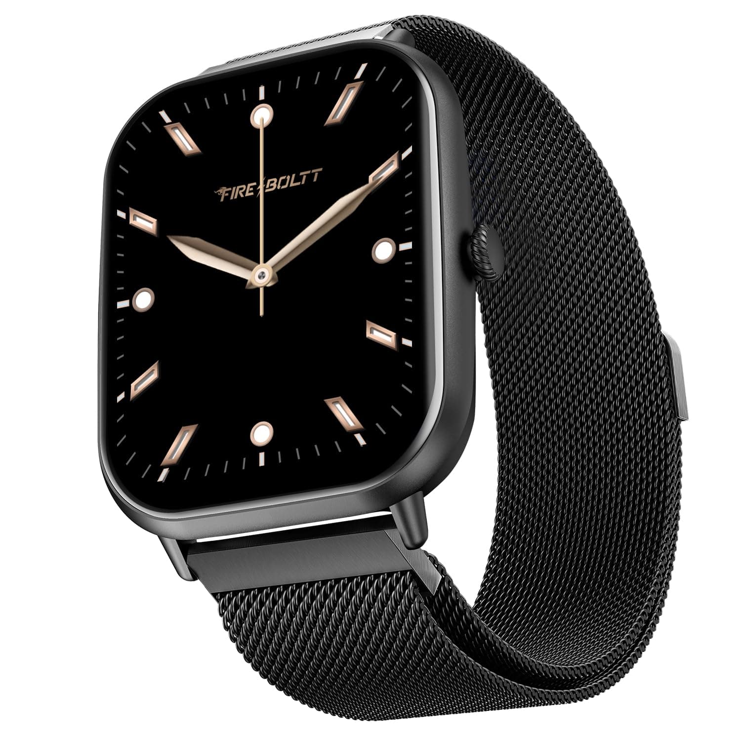 Fire-Boltt Ninja Call Pro Max 51.05mm (2.01 inch) Display Smart Watch, Bluetooth Calling, 120+ Sports Modes, Health Suite, Voice Assistance (Black SS)