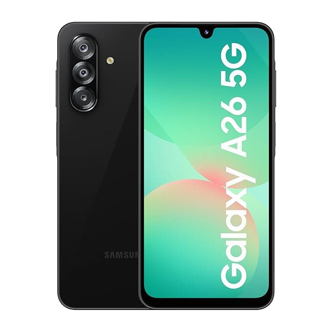 Samsung Galaxy A26 5G (Awesome Black, 6GB, 128GB) | Awesome Intelligence (AI) | Circle to Search | Gemini Live | FHD+ sAMOLED Display | 50MP OIS Camera | IP67 Rated