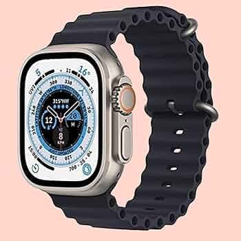 Watch 8 Ultra Wireless Charging Bluetooth Calling for Men & Women//Heart Rate, Motion Record,Watch Faces,Sleep Monitoring Smartwatch (Black) with ON/O...