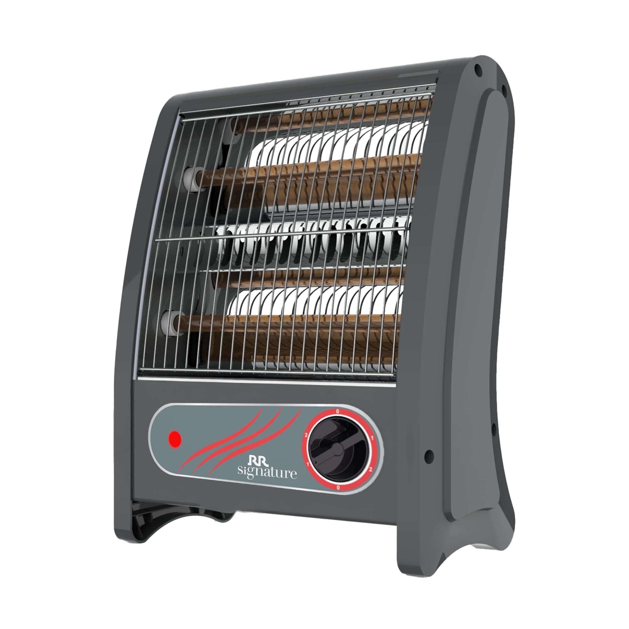 RR Signature ECOHEAT QUARTZ Room Heater 800 Watt | Low Power Consumption | Tip-over Protection | 2 Heating Rods for Quick Heating | Cool Touch Body | ...