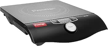 Prestige PIC 10.0 2000-Watt Induction Cooktop with Push Button