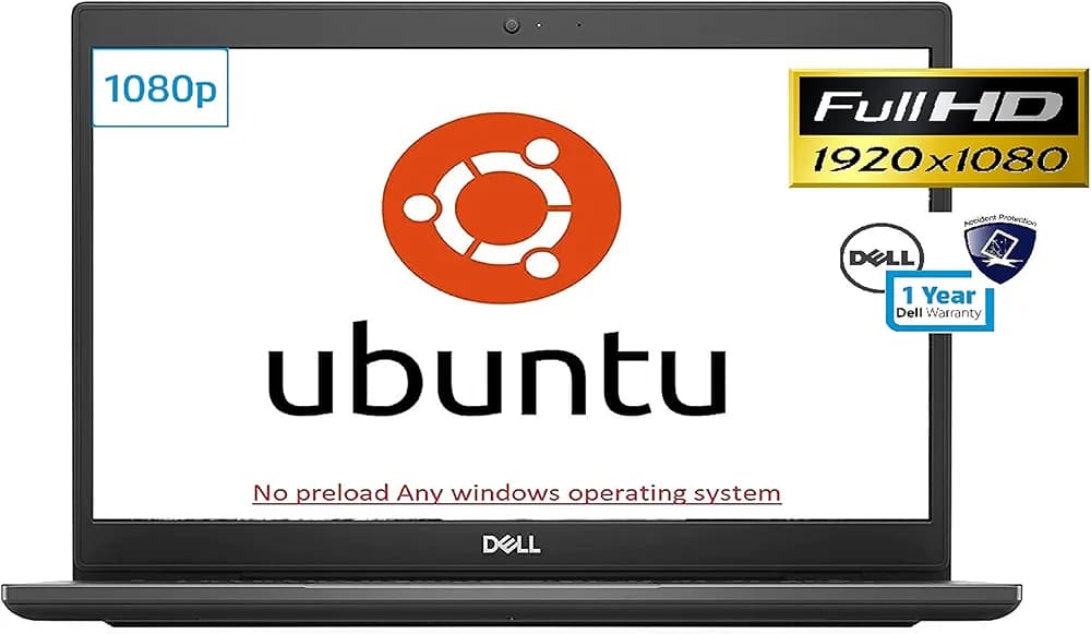 Dell New 14" Latitude 3420- i3 11th Gen || 8 GB || 512 GB SSD || 14" Full HD 1920 x 1080 Pixels || Ubuntu-Dos || 1 Year Onsite with ADP Warranty